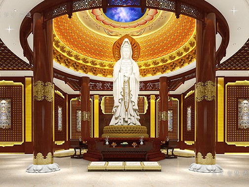寺廟殿堂內(nèi)部空間神圣感營造，佛像尺度、陳設(shè)布局與光影氛圍設(shè)計探討