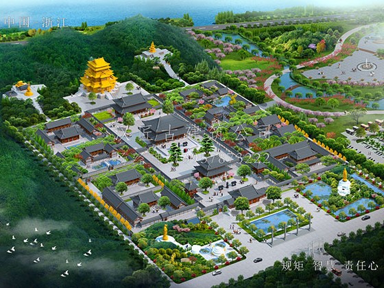 好口碑的寺院建筑設計布局單位