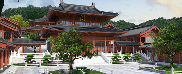 現代寺廟建筑規劃設計方案水月禪寺 現代寺廟建筑規劃設計方案水月禪寺
