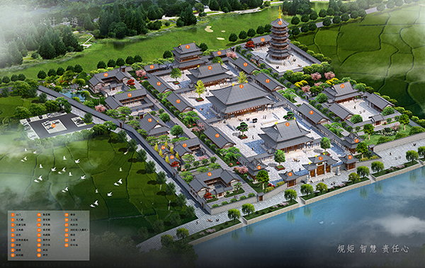 樂清寺廟設(shè)計(jì)與施工，古建公司提供一站式建設(shè)解決方案